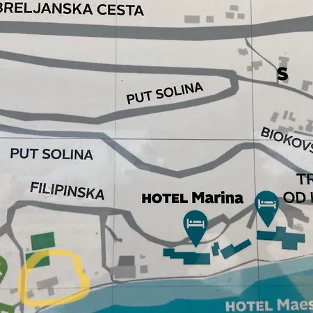 Apartman Villa Ruza At Punta Rata Beach, Apartment Romance